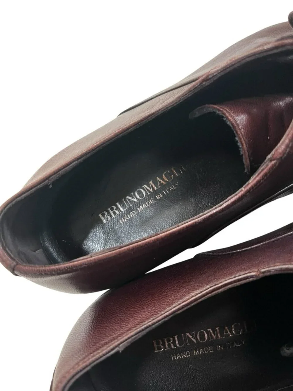 Bruno Magli Maioco Men’s Cap Toe Oxford Dark Brown Leather Dress Shoes Size 12 M